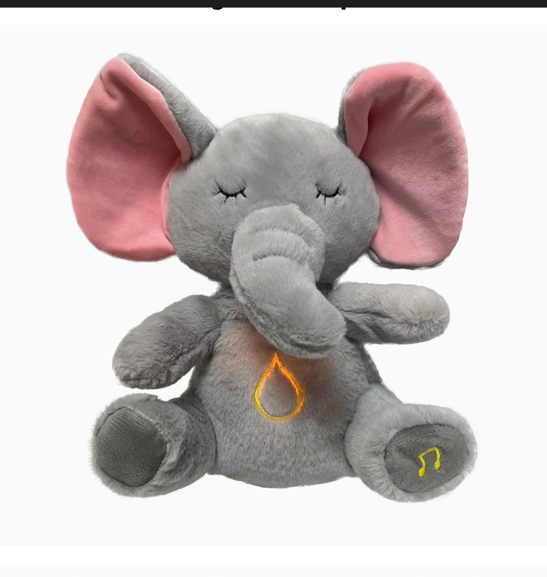 Peluche Luminoso Hora de dormir sensorial con luces musicales y respiración