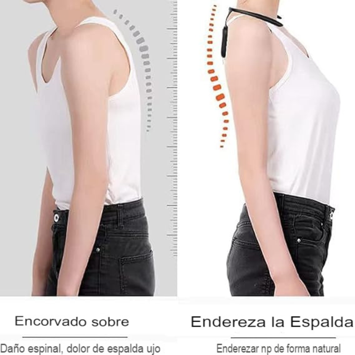 Corrector de Postura Masaje Ultrasonico
