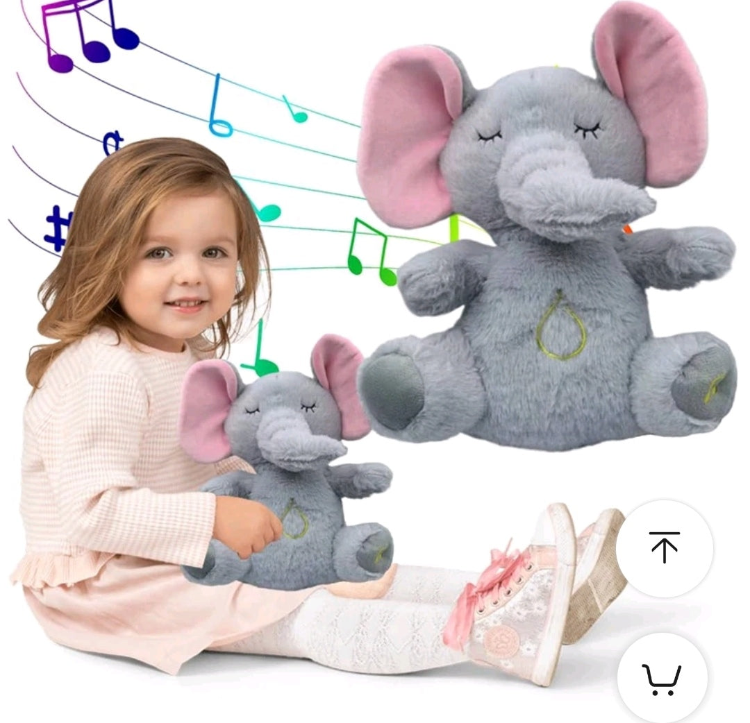 Peluche Luminoso Hora de dormir sensorial con luces musicales y  respiración