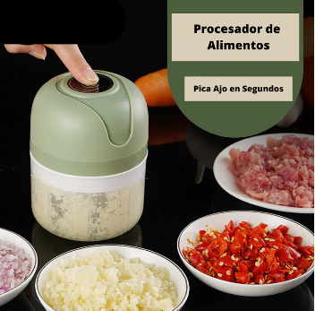 Picadora y Cortadora de Alimentos eléctrico.  PREPARACIONES FACILES Y RAPIDAS!